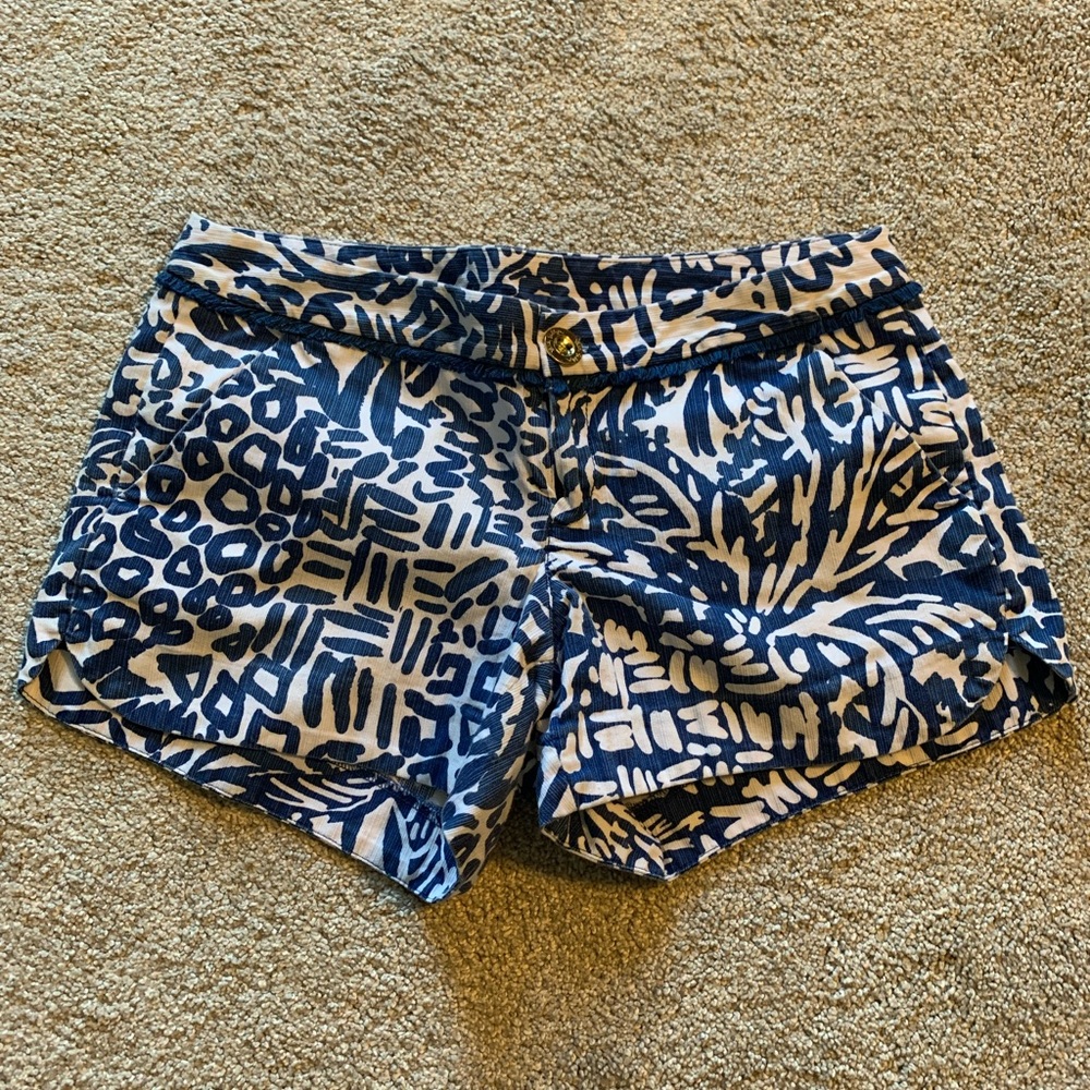 Lilly Pulitzer Adie Shorts Indigo